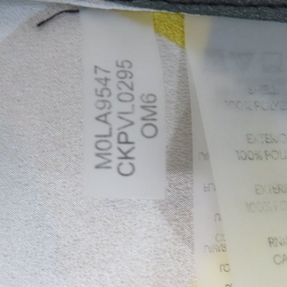 Calvin‎ Klein* Women's Long Sleeve Button Down V-Neck Blouse Large Multicolor - Picture 5 of 9